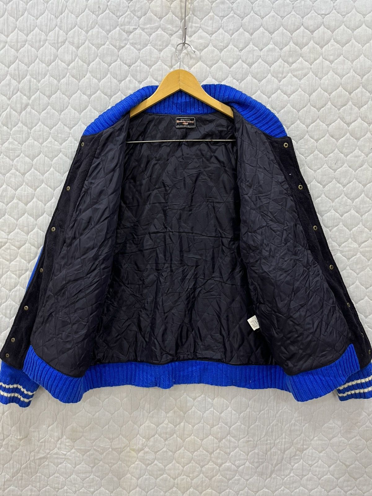 Japanese Brand (ii). MOSH BOARDING VARSITY JACKET Size US L / EU 52-54 / 3 - 6 Thumbnail
