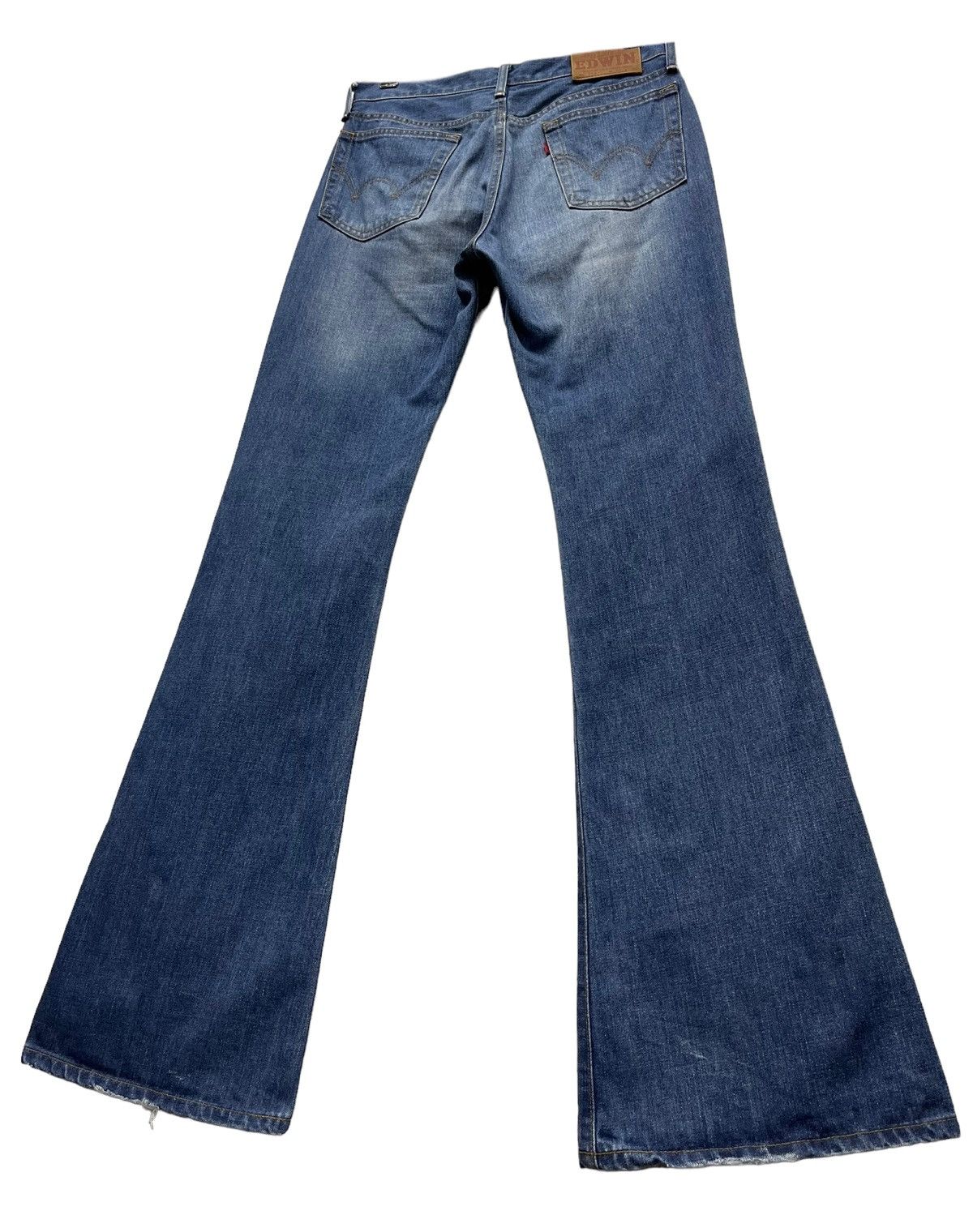 Edwin 🔥FYE FLARE🔥Vintage EDWIN 502 TIGHT Bell Bottom Wide Leg Size US 29 - 5 Thumbnail