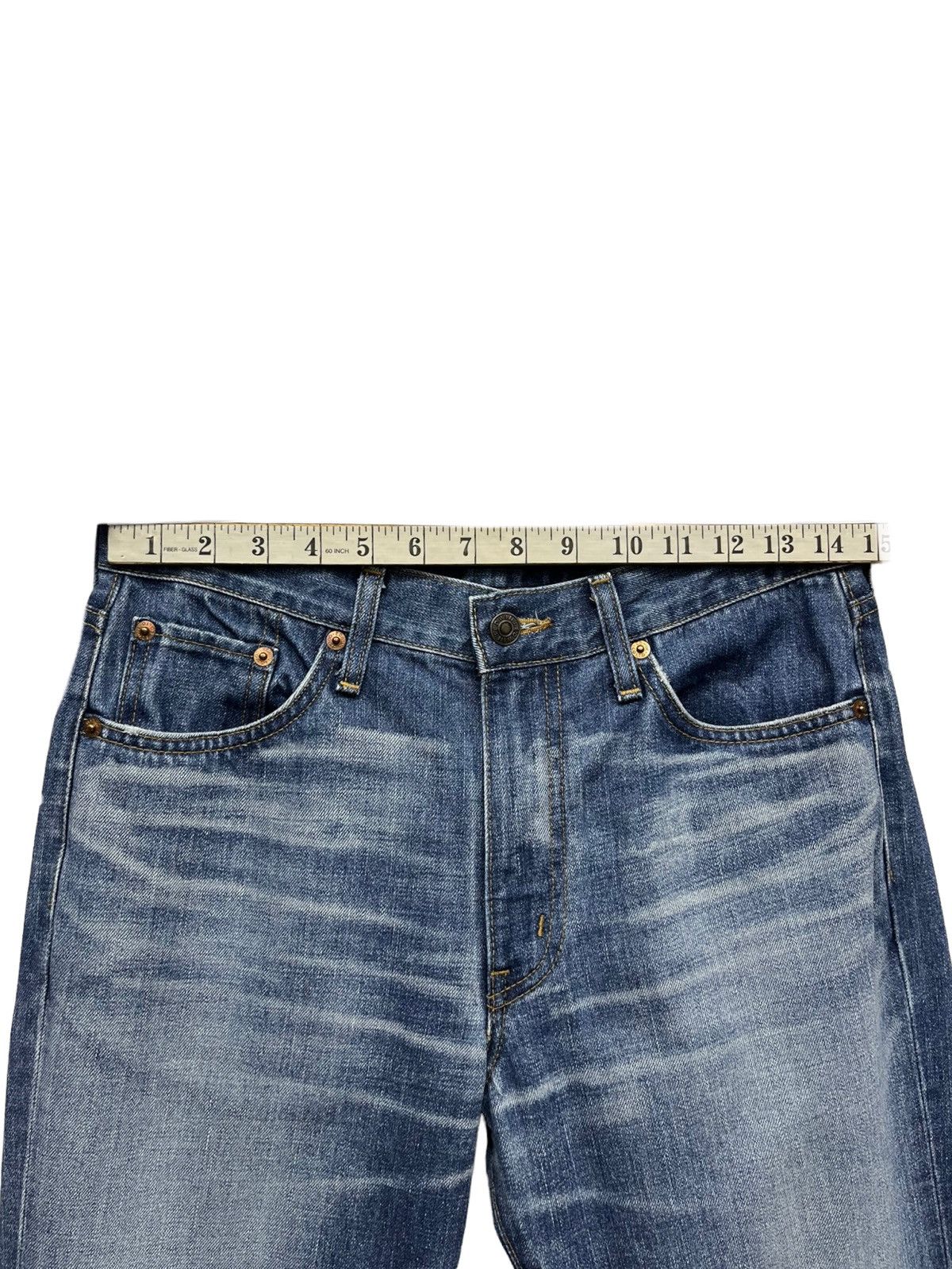 Edwin 🔥FYE FLARE🔥Vintage EDWIN 502 TIGHT Bell Bottom Wide Leg Size US 29 - 12 Thumbnail