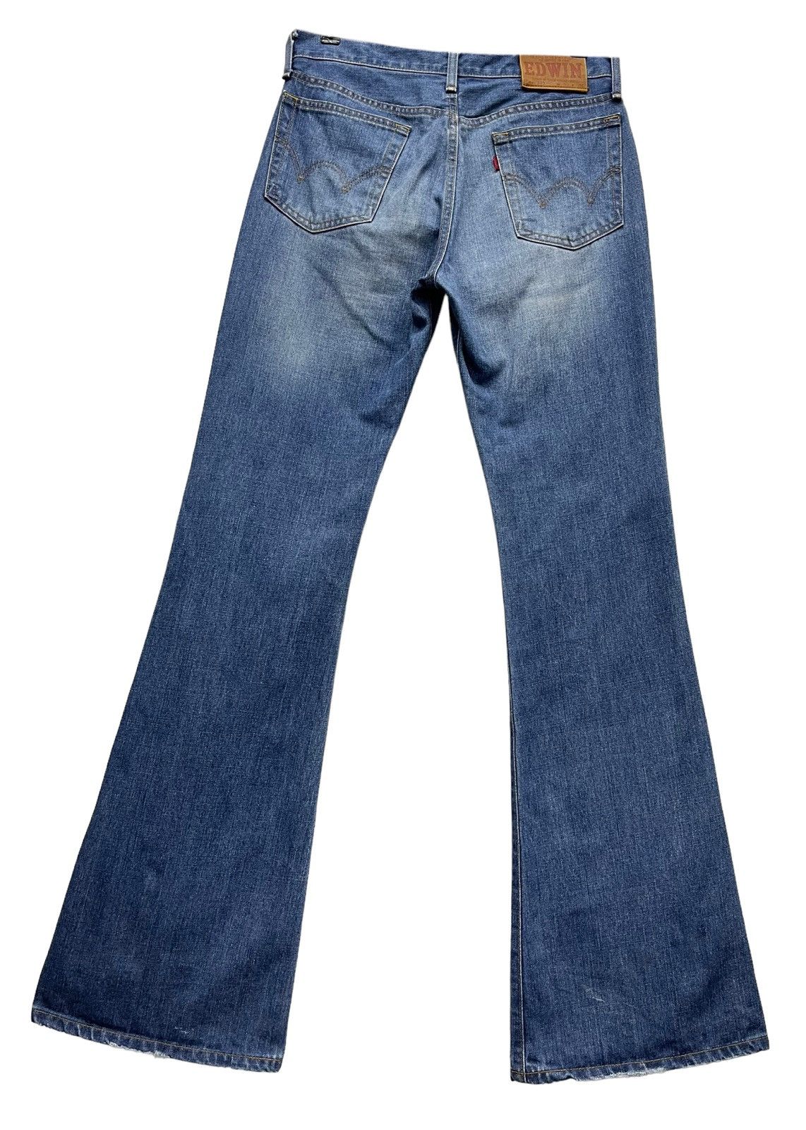 Edwin 🔥FYE FLARE🔥Vintage EDWIN 502 TIGHT Bell Bottom Wide Leg Size US 29 - 6 Thumbnail