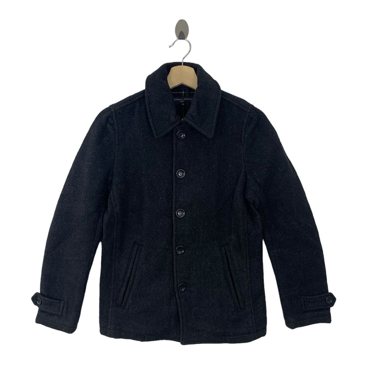 Vintage General Supply Ships Wool Button Jacket