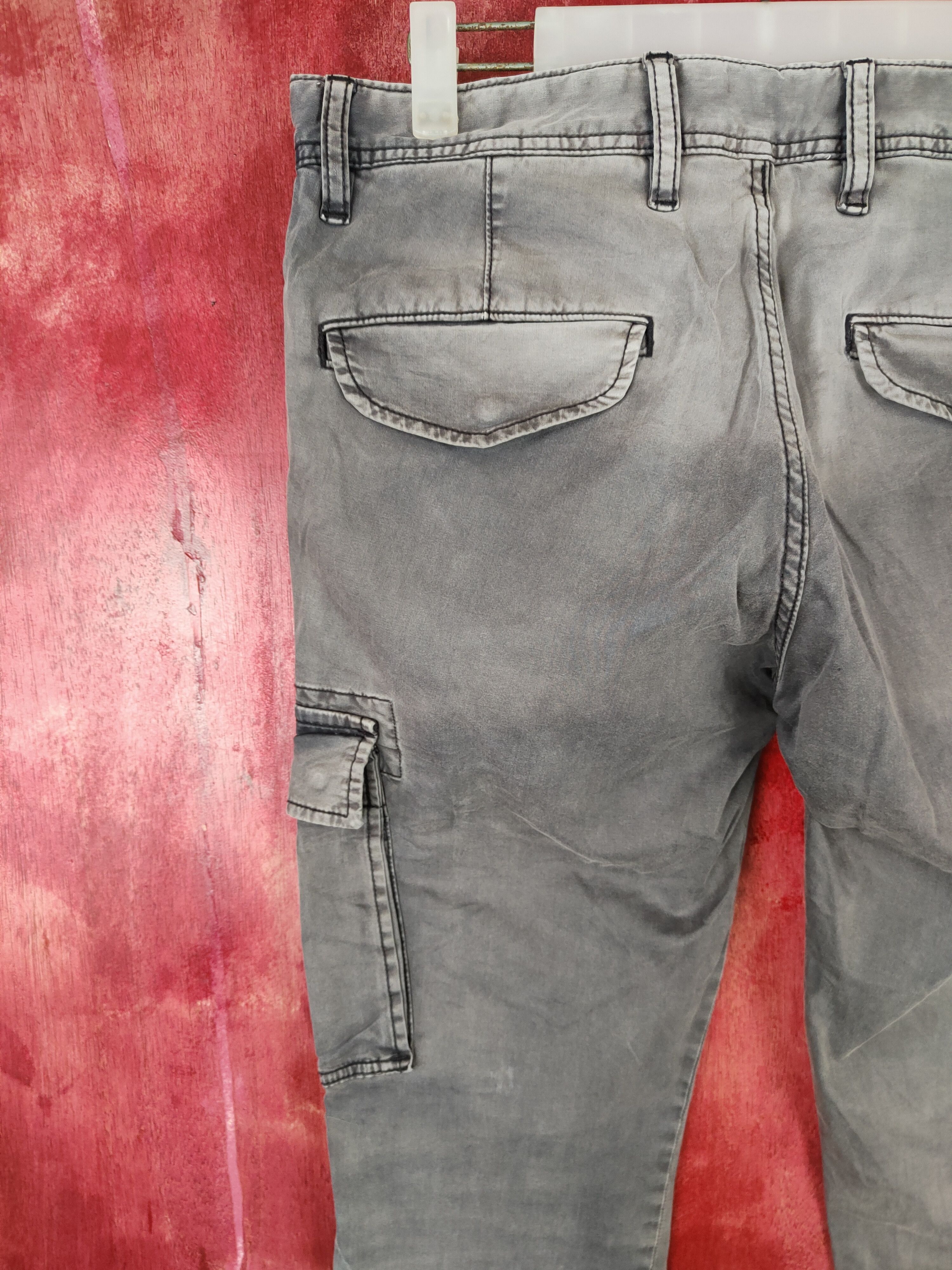 Faded Glory × Uniqlo Uniqlo faded Gray Multi Pocket Tactical Cargo Pants #4890 Size US 32 / EU 48 - 8 Thumbnail