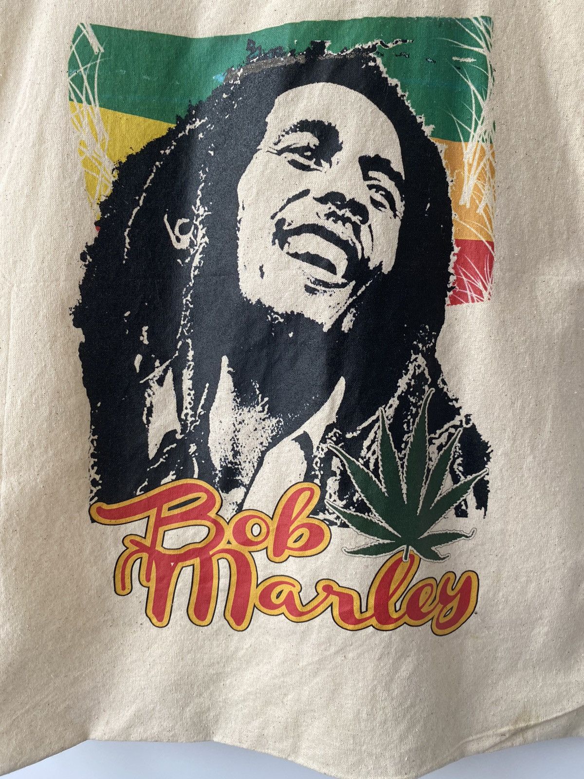 Bob Marley 🇯🇲 Y2K Bob Marley Bag Marijuana Rastafari Haile Selassie Rare Size ONE SIZE - 4 Thumbnail