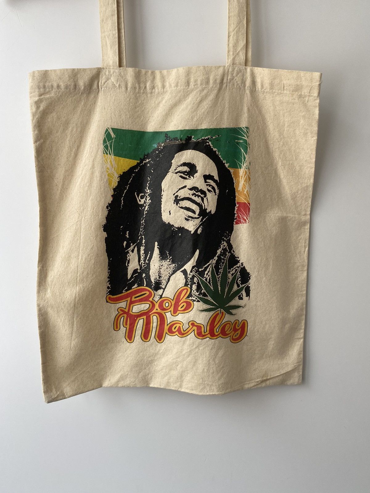 Bob Marley 🇯🇲 Y2K Bob Marley Bag Marijuana Rastafari Haile Selassie Rare Size ONE SIZE - 2 Thumbnail