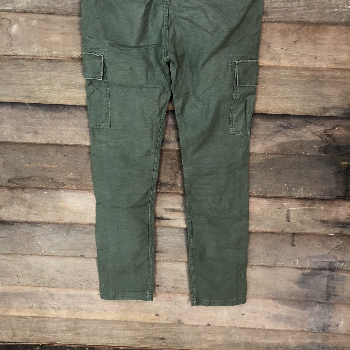 Japanese Brand × StraightFaded Union Station faded Green multipocket Cargo Pants #3387 Size US 32 / EU 48 - 13 Thumbnail