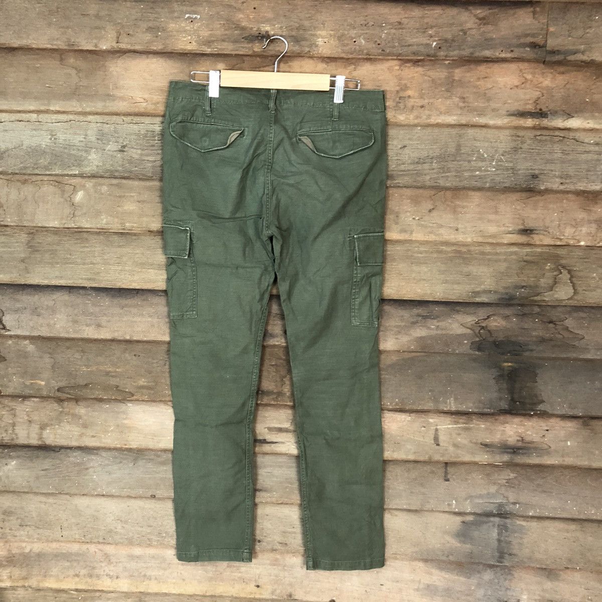 Japanese Brand × StraightFaded Union Station faded Green multipocket Cargo Pants #3387 Size US 32 / EU 48 - 11 Thumbnail