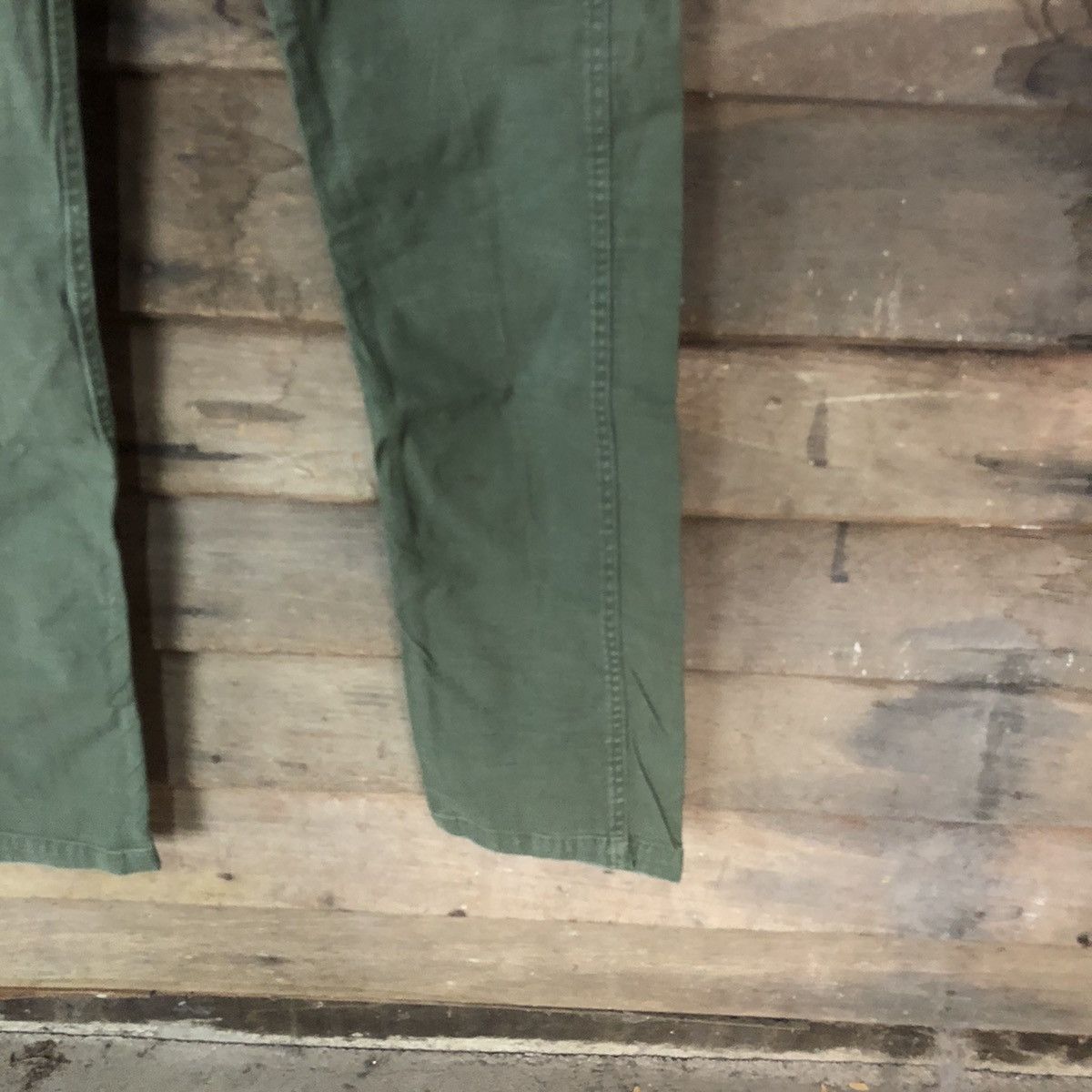 Japanese Brand × StraightFaded Union Station faded Green multipocket Cargo Pants #3387 Size US 32 / EU 48 - 9 Thumbnail