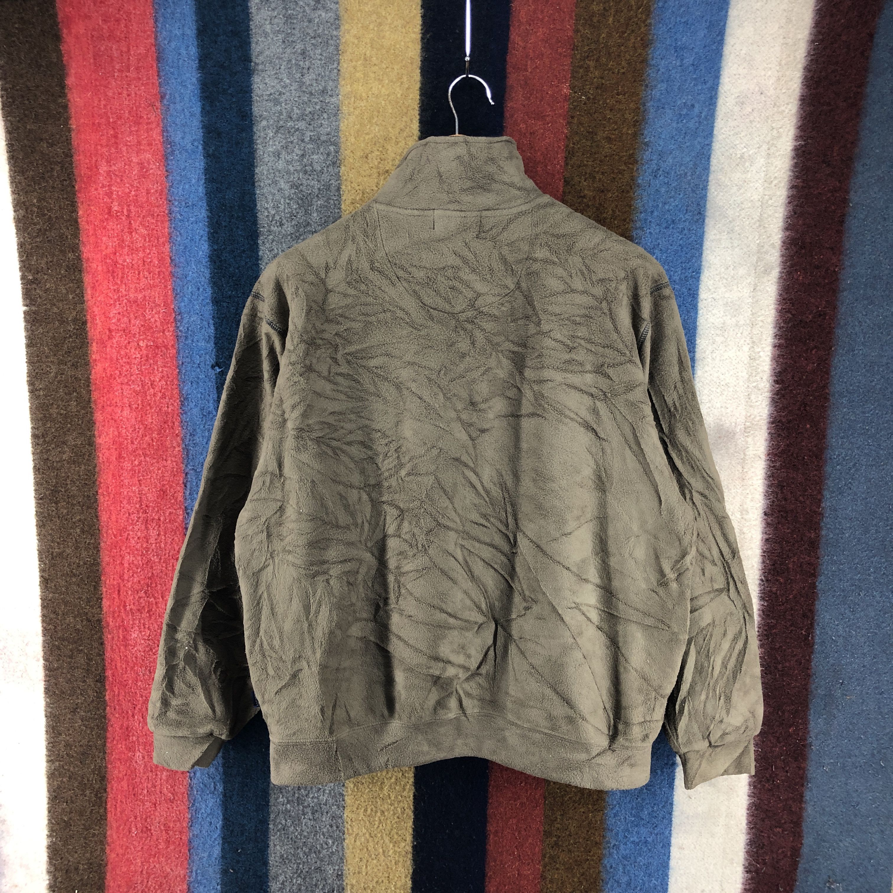 Kangol KANGOL Olive Green Turtle Neck Fleece #015/A Size US L / EU 52-54 / 3 - 6 Thumbnail