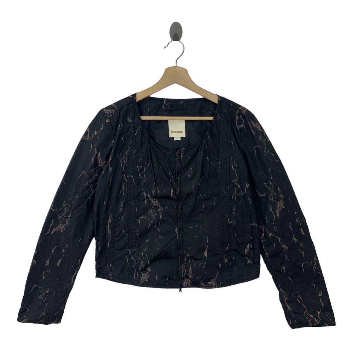Vintage Diesel Nylon Women Zipper Jacket