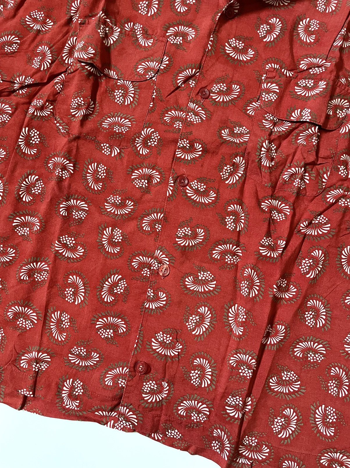 Yohji Yamamoto Vintage yohji yamamoto y’s bis abstract print camp shirt Size US S / EU 44-46 / 1 - 2 Thumbnail