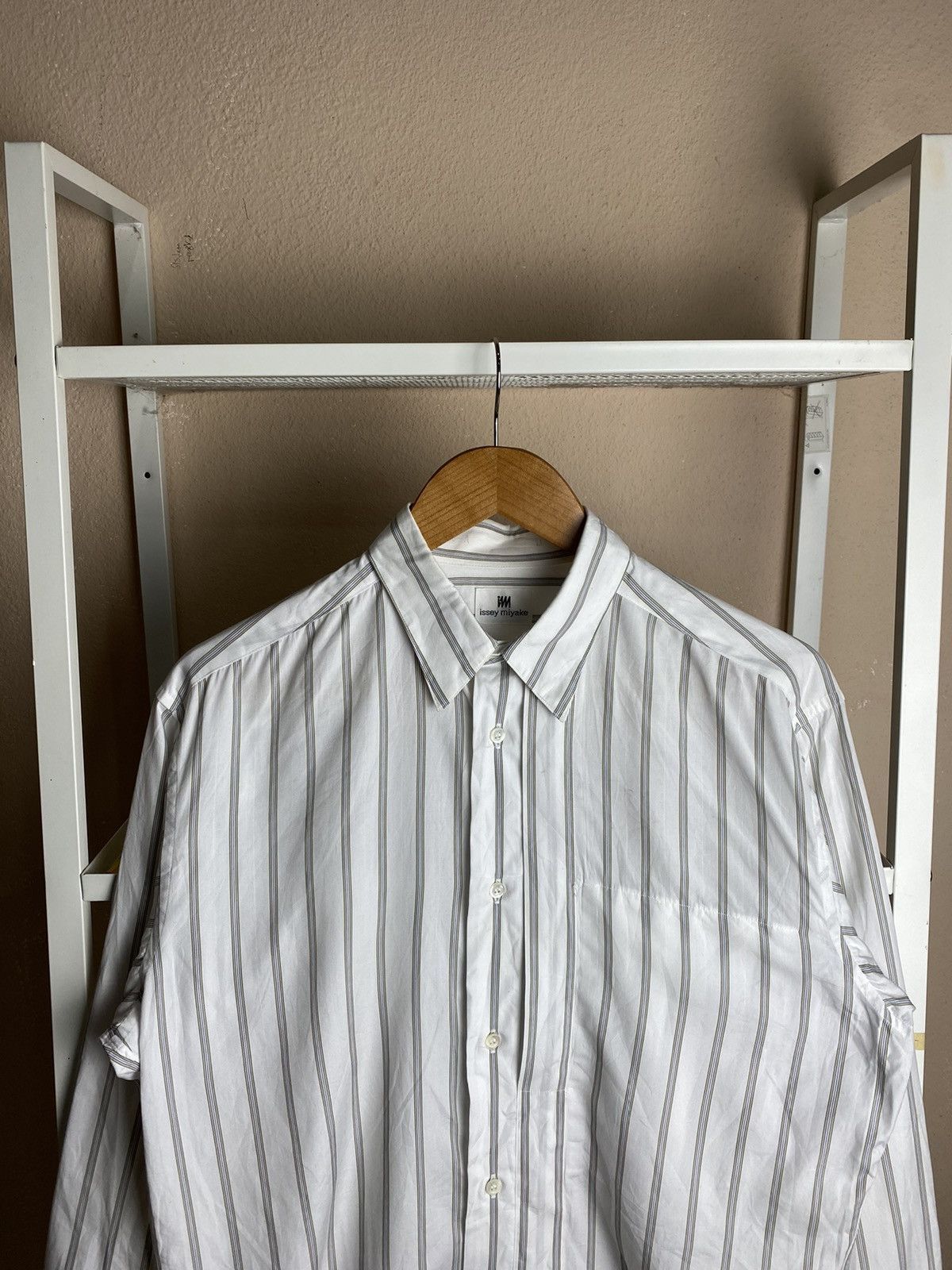 Issey Miyake Vintage Issey Miyake Button Up Stripe Size US M / EU 48-50 / 2 - 2 Thumbnail