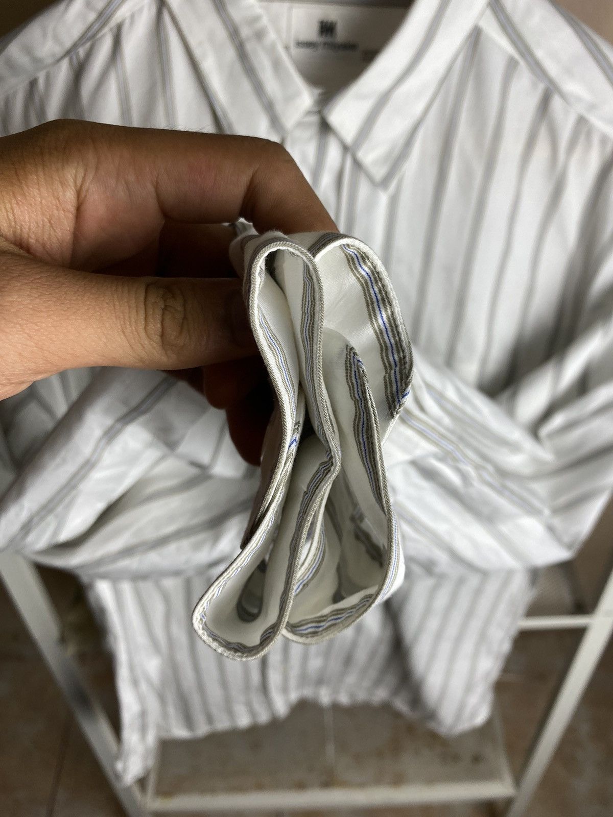 Issey Miyake Vintage Issey Miyake Button Up Stripe Size US M / EU 48-50 / 2 - 4 Thumbnail