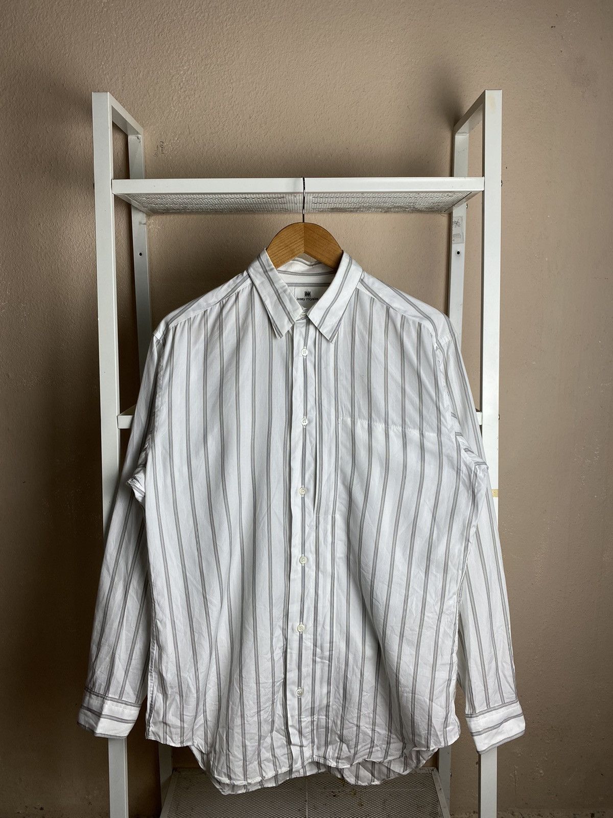Issey Miyake Vintage Issey Miyake Button Up Stripe Size US M / EU 48-50 / 2 - 1 Thumbnail