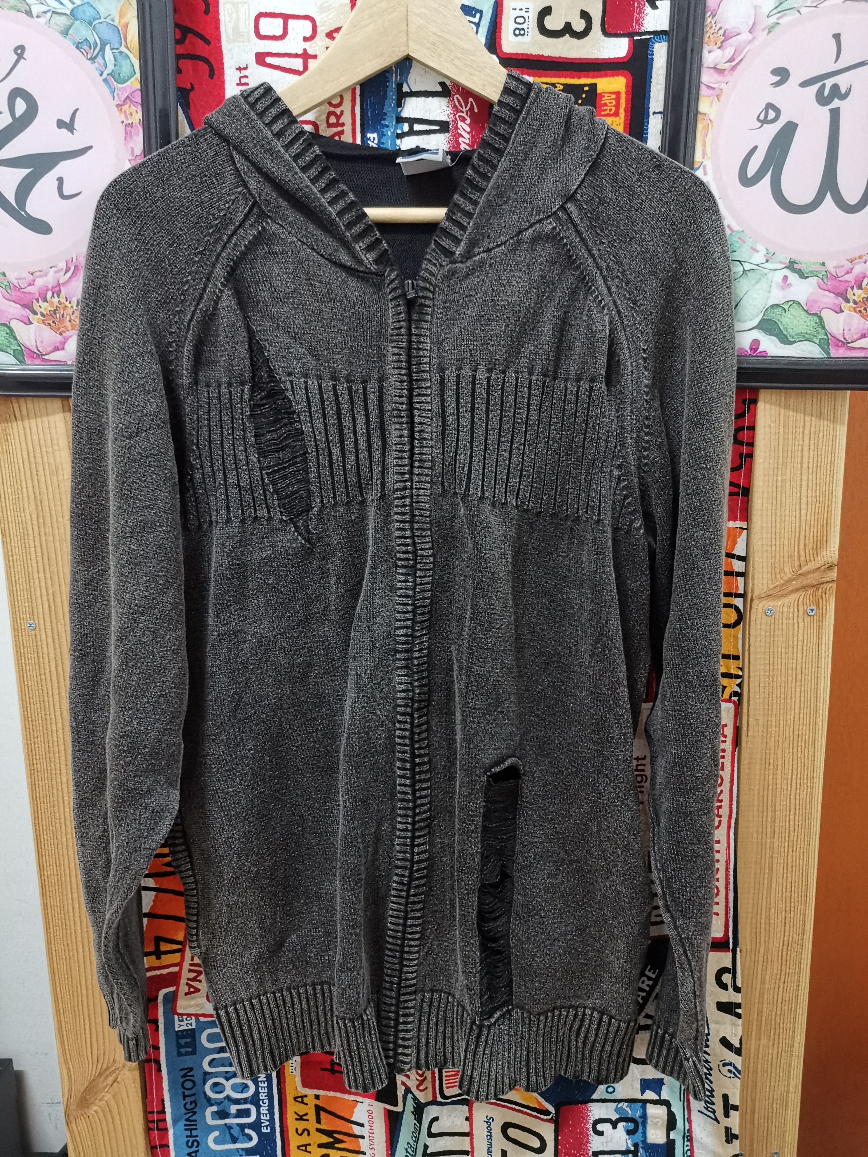 PPFM PPFM ripped hoodie Size US S / EU 44-46 / 1 - 1 Thumbnail