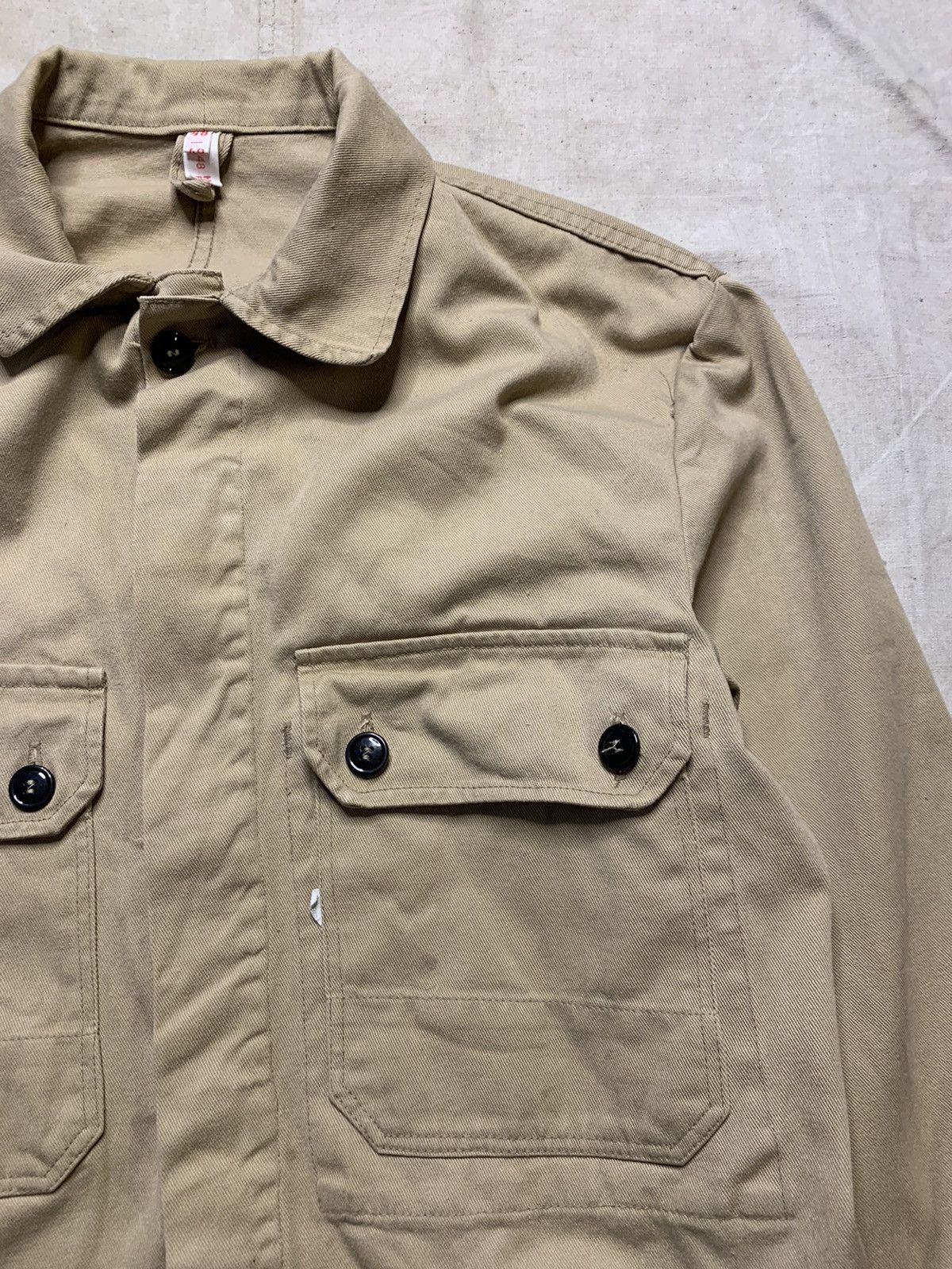 Le Laboureur Deadstock Vintage Cropped Work Jacket Size US M / EU 48-50 / 2 - 6 Thumbnail