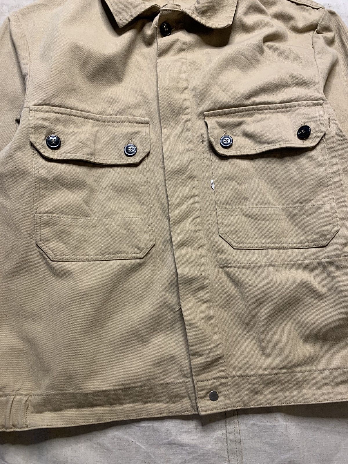 Le Laboureur Deadstock Vintage Cropped Work Jacket Size US M / EU 48-50 / 2 - 8 Thumbnail