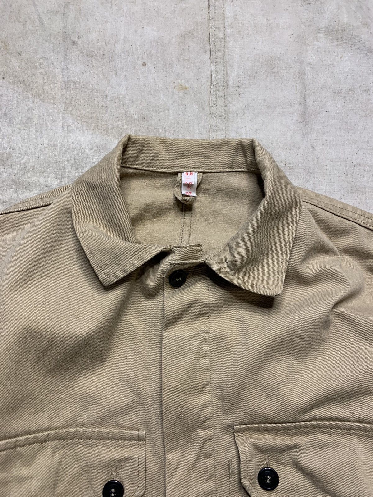 Le Laboureur Deadstock Vintage Cropped Work Jacket Size US M / EU 48-50 / 2 - 5 Thumbnail