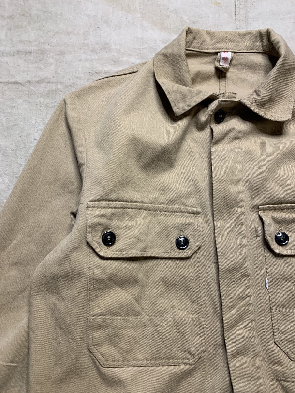 Le Laboureur Deadstock Vintage Cropped Work Jacket Size US M / EU 48-50 / 2 - 4 Thumbnail