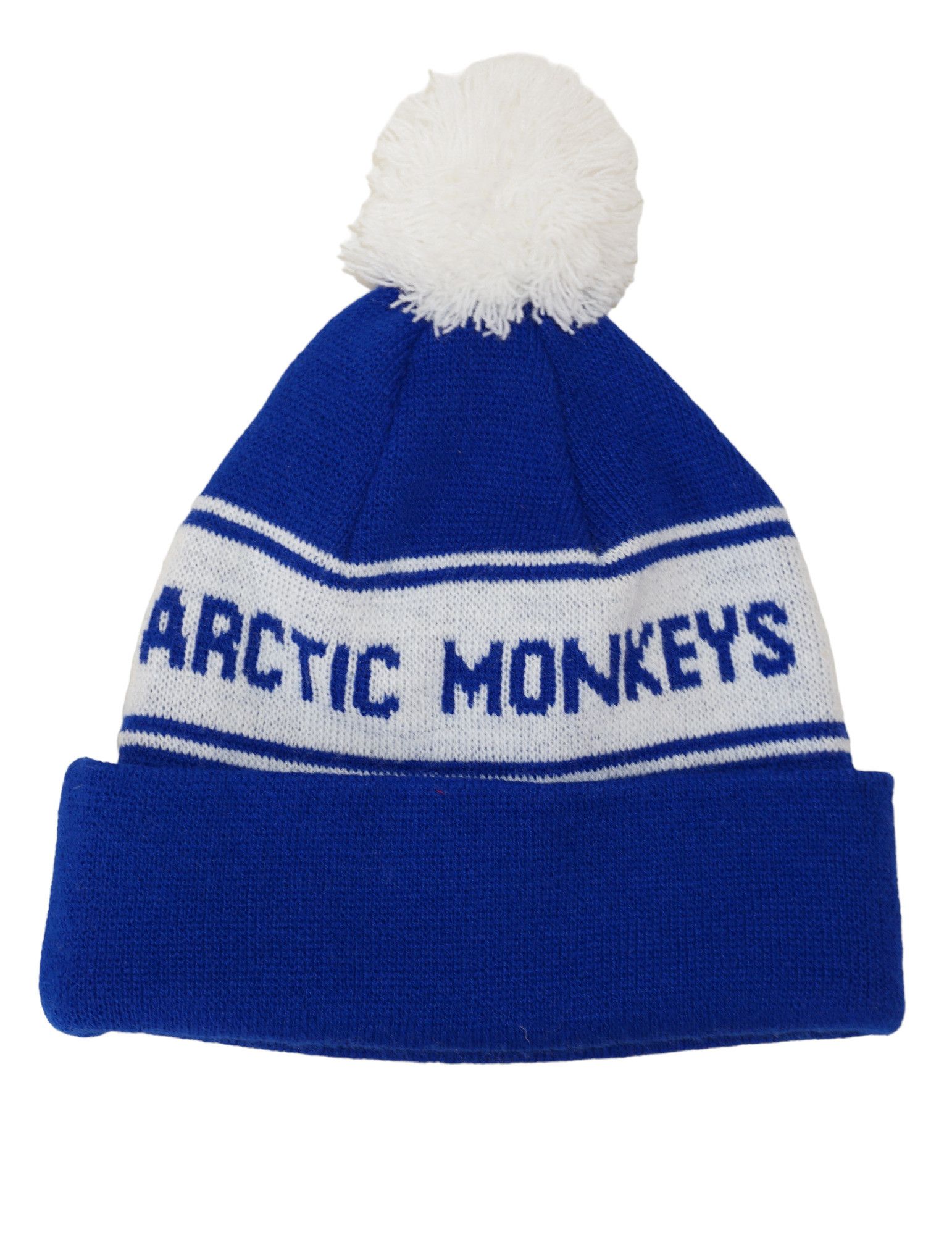 Band Tees × Vintage Arctic Monkeys Official Winter Beanie Snow Hat Size ONE SIZE - 1 Thumbnail