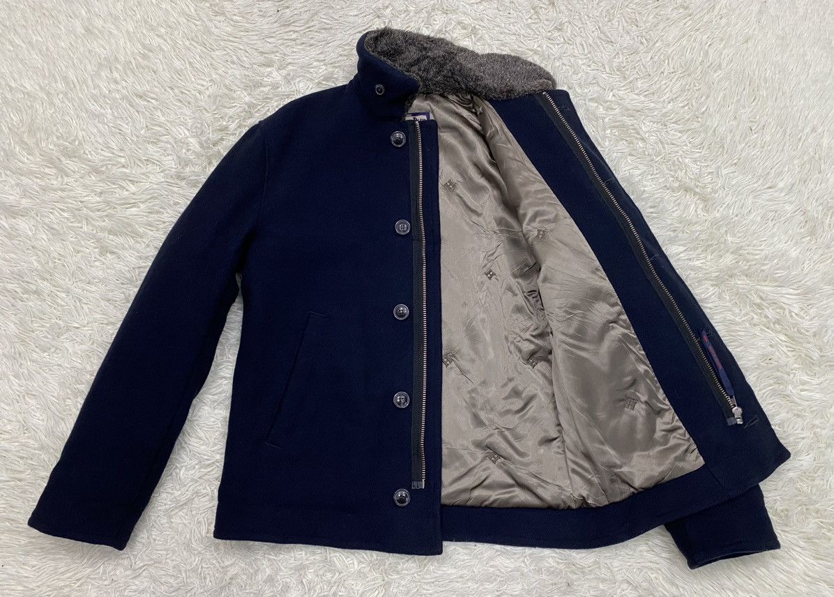 Blue Blue Japan Blue Blue Japan Quilted Wool Blend Jacket Size US M / EU 48-50 / 2 - 7 Thumbnail