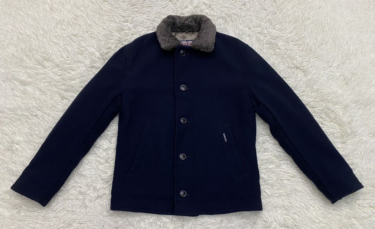 Blue Blue Japan Blue Blue Japan Quilted Wool Blend Jacket Size US M / EU 48-50 / 2 - 3 Thumbnail