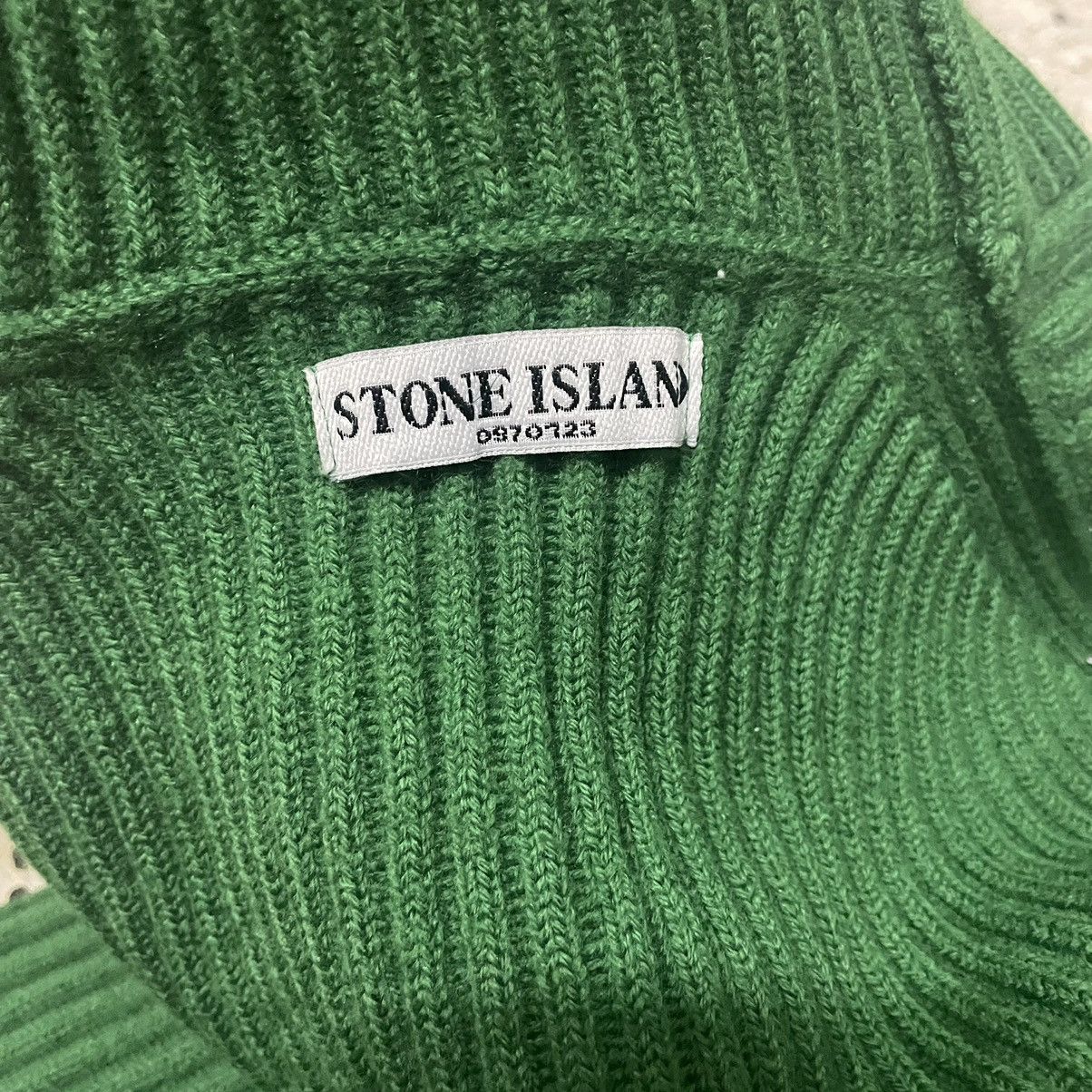 Stone Island 💥AW02 STONE ISLAND RIBBED TURTLENECK KNITWEAR SWEATER Size US L / EU 52-54 / 3 - 7 Thumbnail