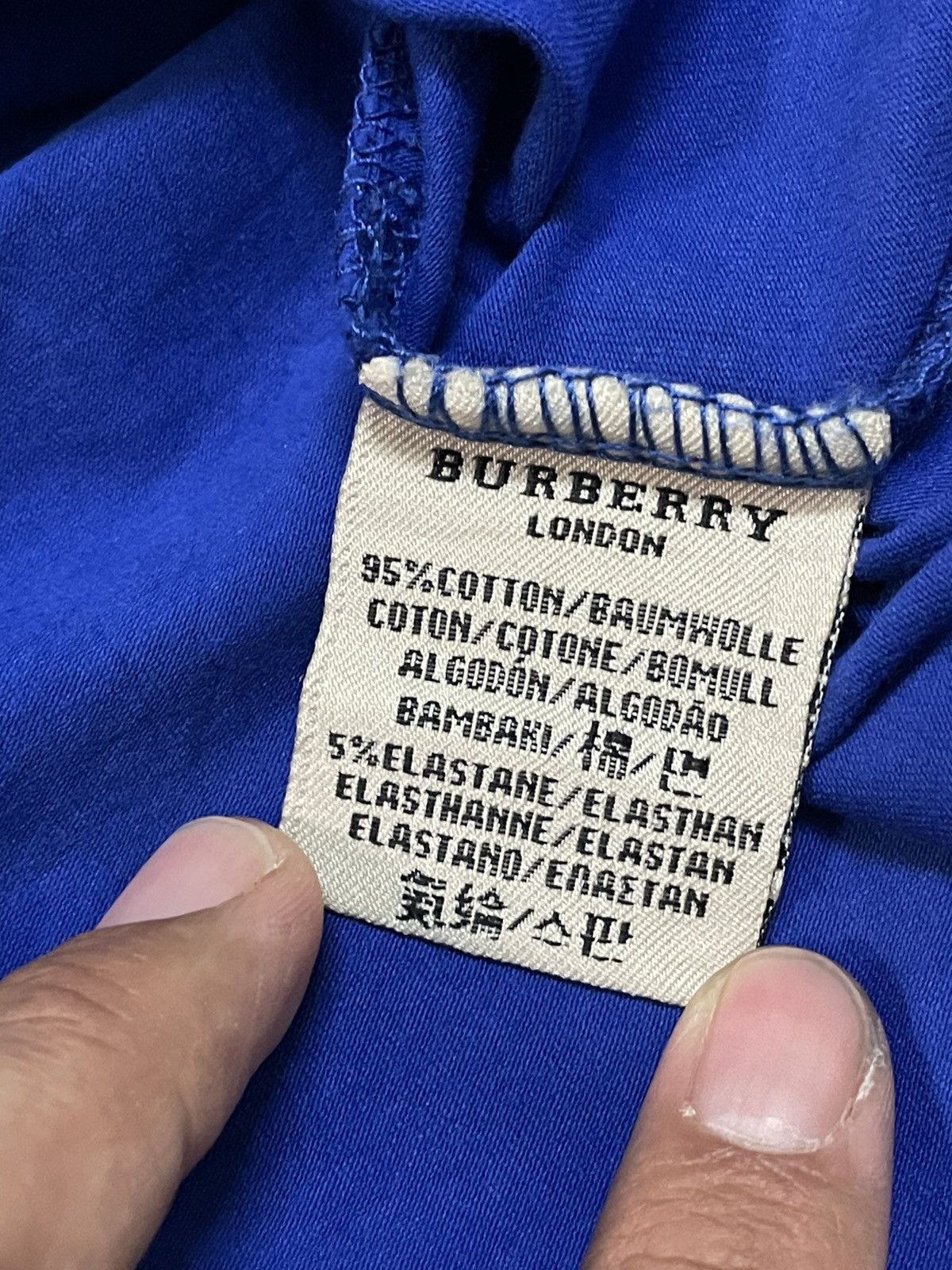 Burberry × Vintage Burberry T-Shirt Nice Design Size US L / EU 52-54 / 3 - 7 Thumbnail