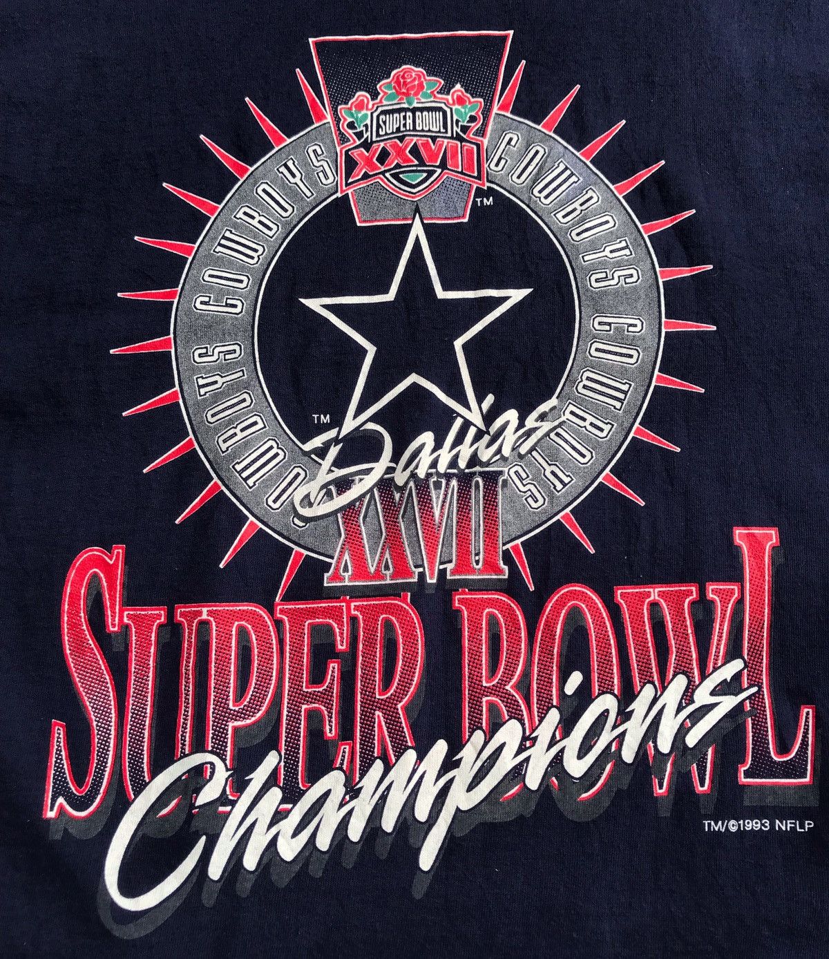 Vintage 90s Dallas superbowl champion short sleeve tshirt