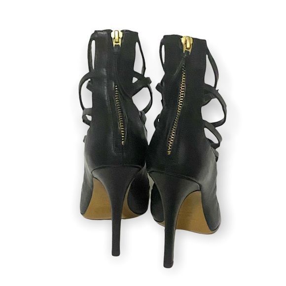 Isabel Marant NIB Isabel Marant Paw Black Leather Heeled Sandals size 38 E Size US 8 / IT 38 - 6 Thumbnail