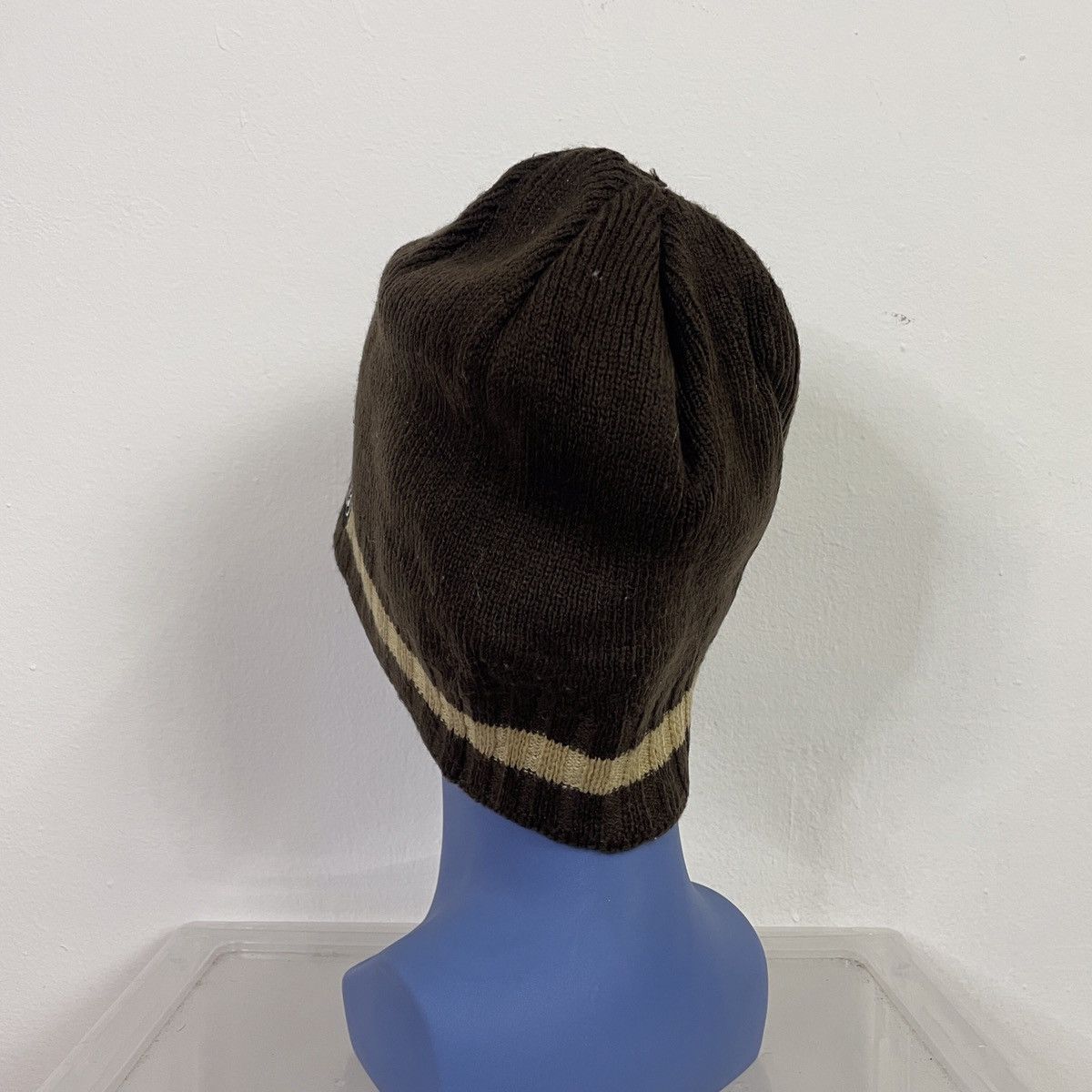 Japanese Brand Vintage 76 Racing Beanie Hat Size ONE SIZE - 2 Thumbnail