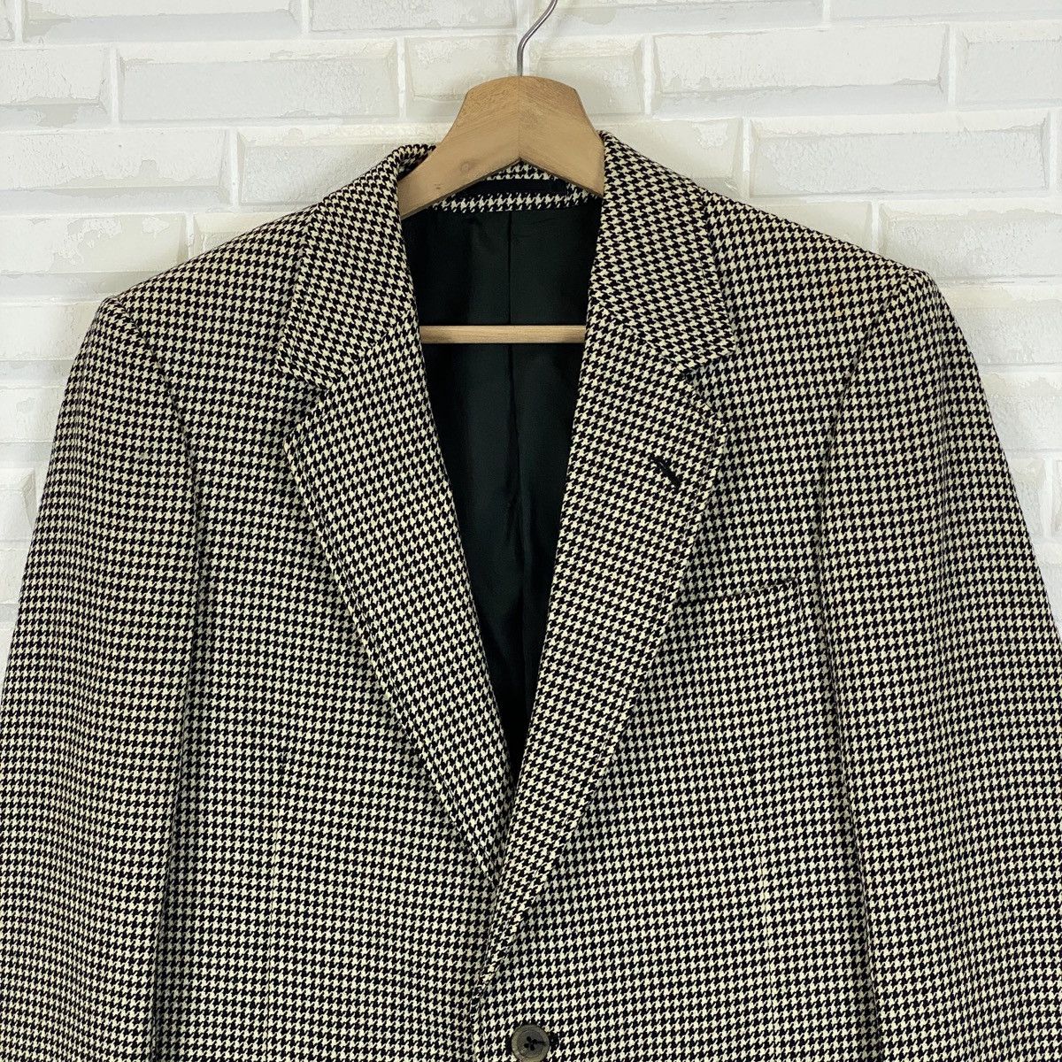 Aquascutum × Designer Aquascutum Houndstooth Blazer Size 40L - 10 Thumbnail