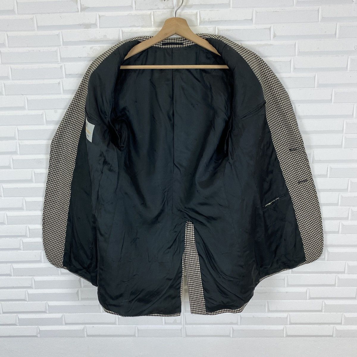 Aquascutum × Designer Aquascutum Houndstooth Blazer Size 40L - 18 Thumbnail