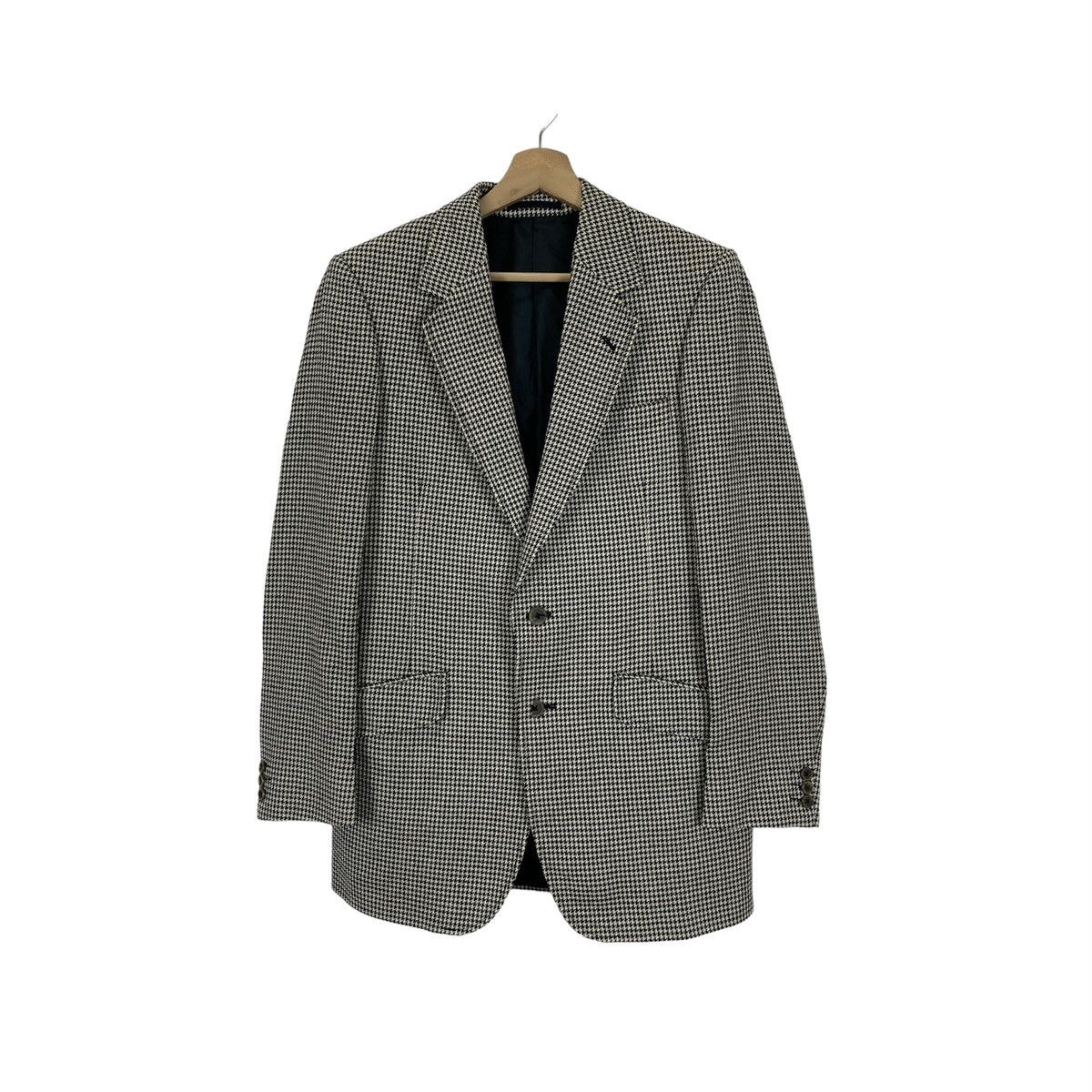 Aquascutum × Designer Aquascutum Houndstooth Blazer Size 40L - 7 Thumbnail