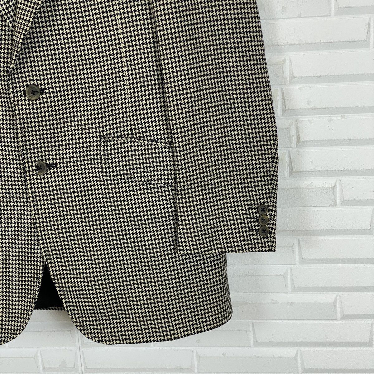 Aquascutum × Designer Aquascutum Houndstooth Blazer Size 40L - 11 Thumbnail