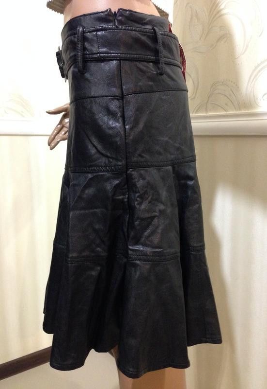 Other Black leather skirt ZABAIONE sz S Size 30" / US 8 / IT 44 - 3 Thumbnail