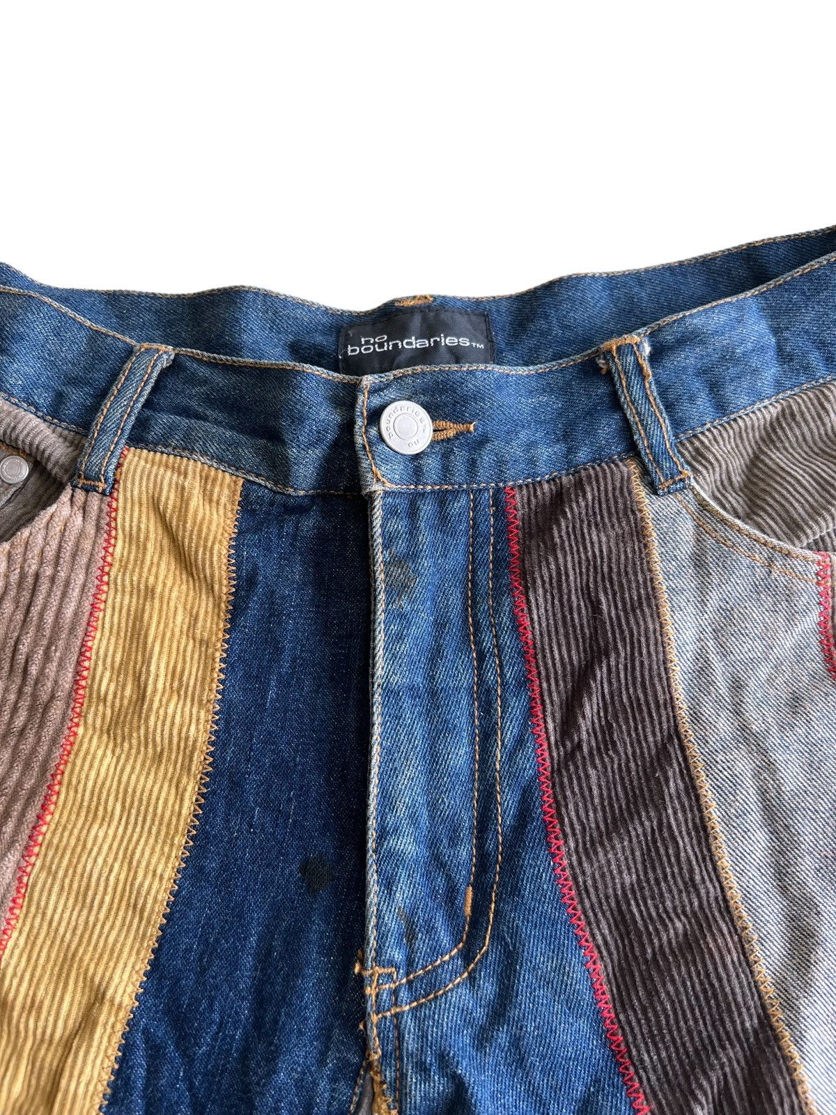 FDMTL RARE🔥Kapital Crazy No Boundaries Patchwork Flare Denim Size US 30 / EU 46 - 9 Thumbnail
