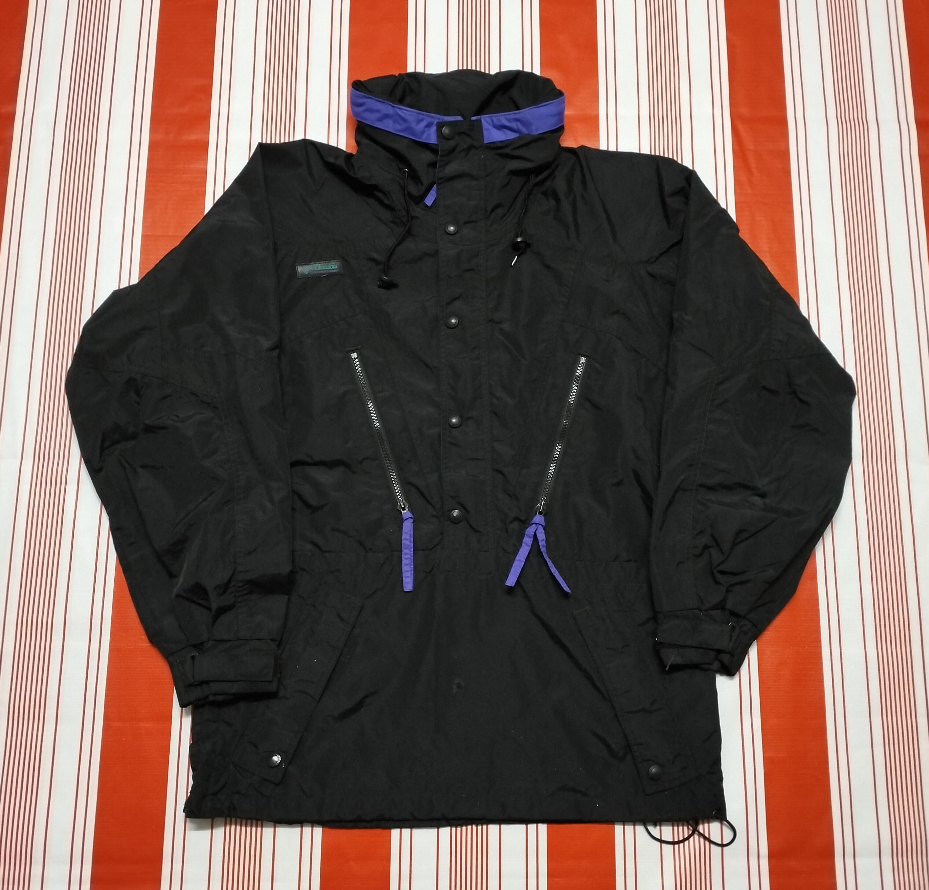 Columbia × Vintage Vintage Columbia sport Windbreaker Light Jacket Size US L / EU 52-54 / 3 - 1 Thumbnail