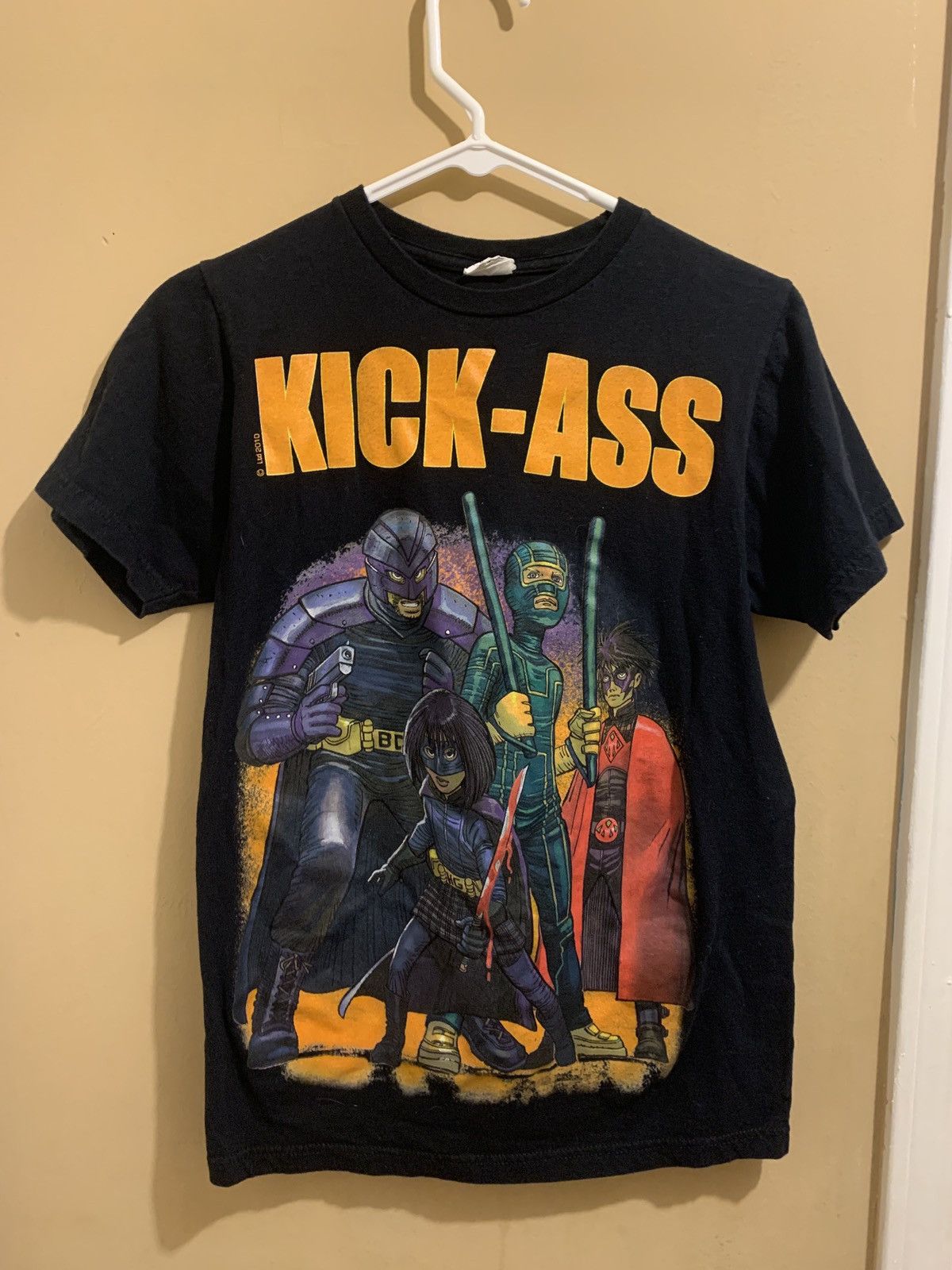 image of Kick-Ass Movie Promo Tee in Black, Men's (Size Small)