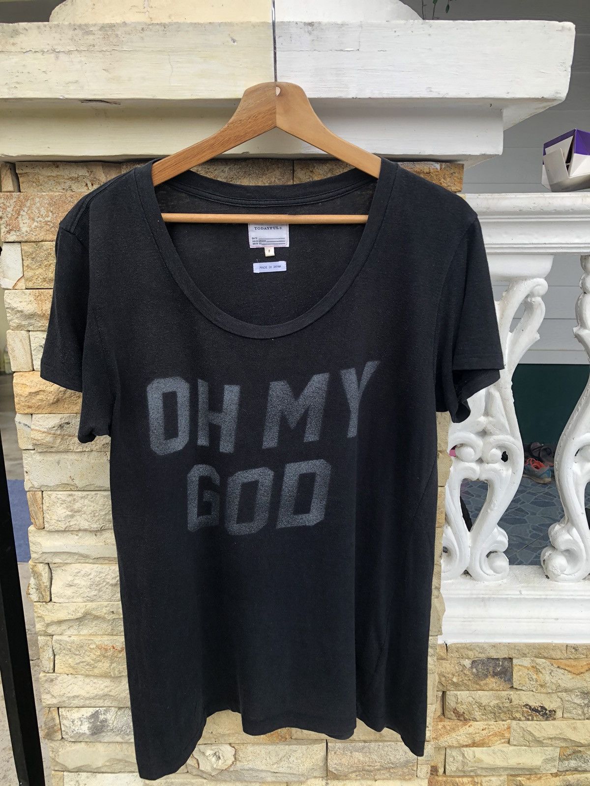 Japanese Brand Last Drop🔥Rare🔥Vtg Japanese Todayful Oh My God Humor T Shirt Size M / US 6-8 / IT 42-44 - 1 Thumbnail