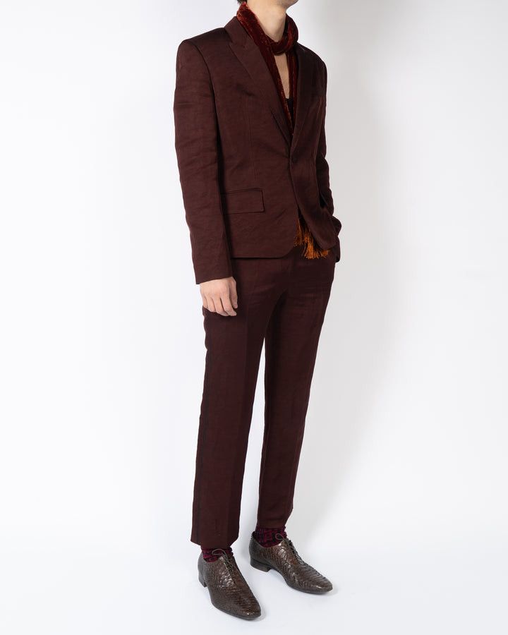 Haider Ackermann SS19 Embroidered Chocolate Trousers Size US 28 / EU 44 - 6 Thumbnail