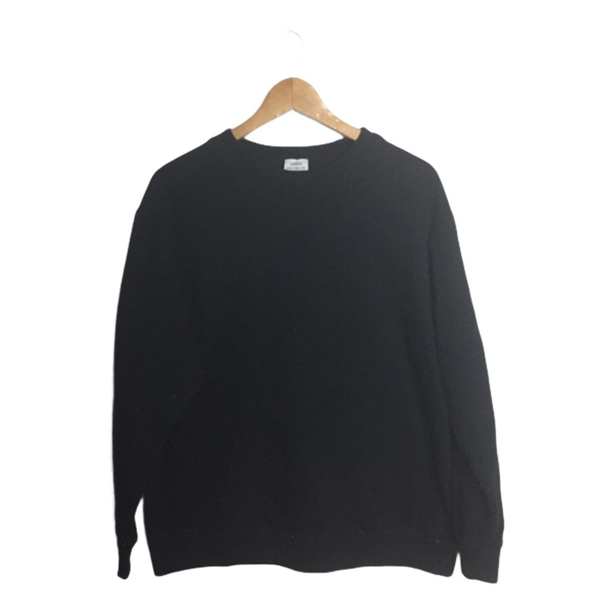 Japanese Brand Plain sweatshirt Japanese black color Size US M / EU 48-50 / 2 - 1 Thumbnail