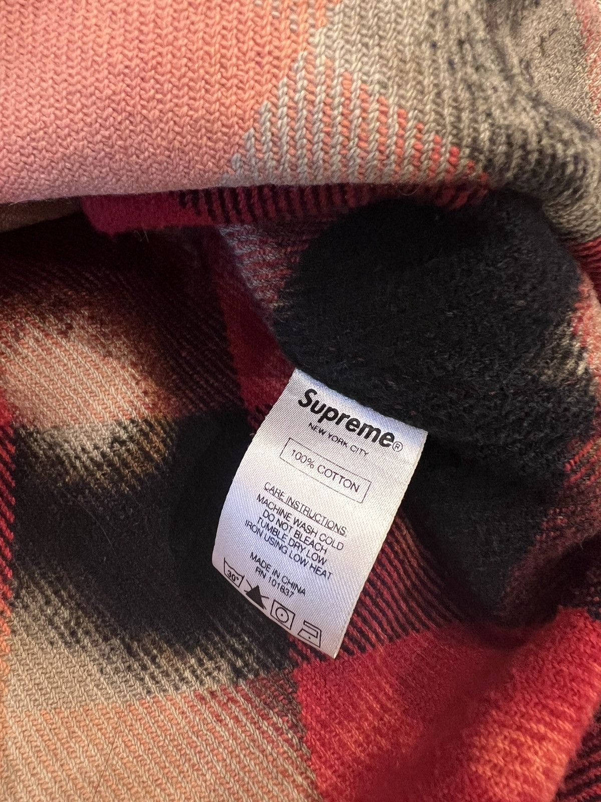 Supreme Supreme Heavyweight Bleached Flannel Shirt (FW13) V Rare Size US M / EU 48-50 / 2 - 3 Thumbnail