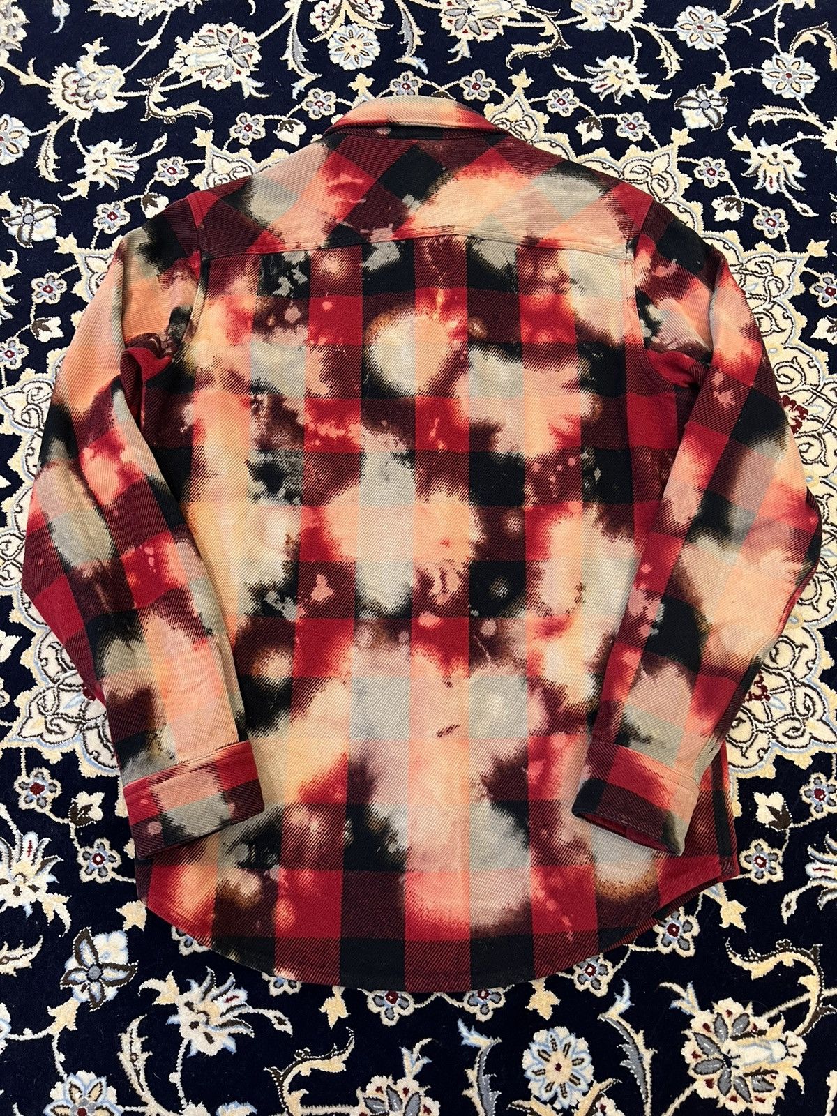 Supreme Supreme Heavyweight Bleached Flannel Shirt (FW13) V Rare Size US M / EU 48-50 / 2 - 4 Thumbnail