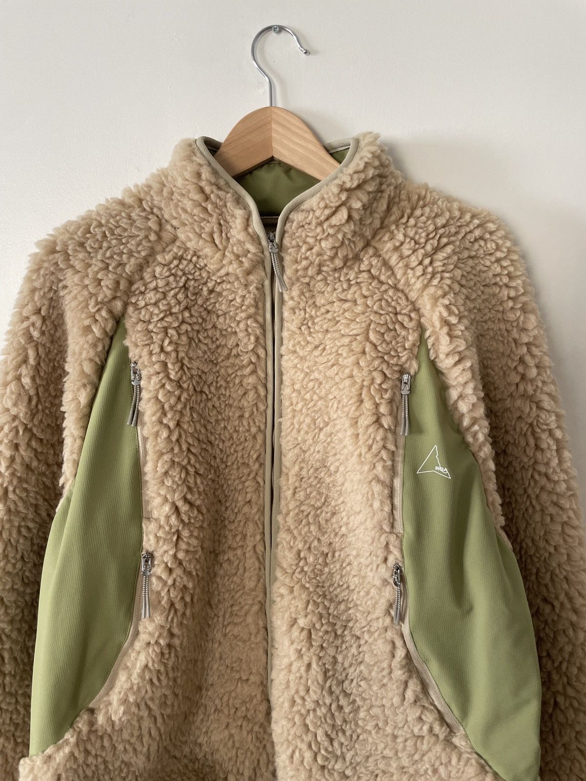 ROA ROA beige fleece jacket Size US L / EU 52-54 / 3 - 3 Thumbnail