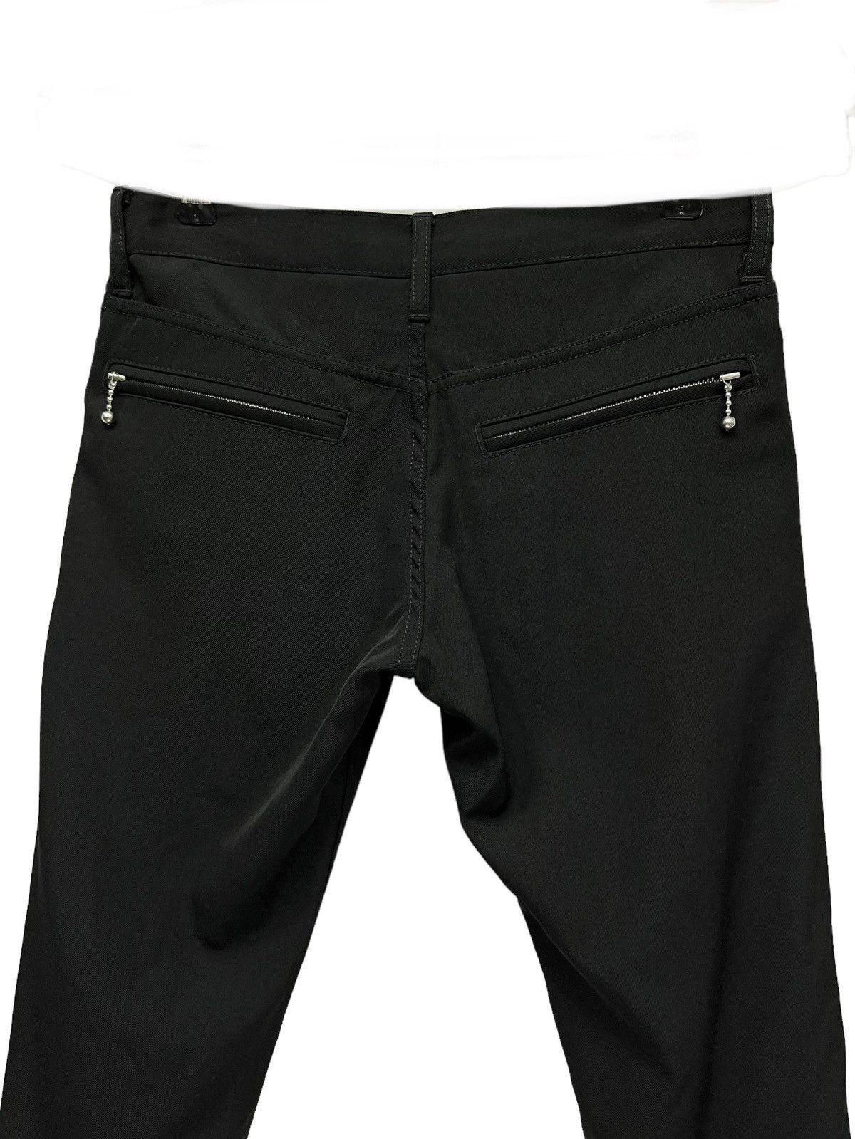 Comme des Garcons JUNYA WATANABE CDG Punk Multi Zipper Wool Skinny Pants Size 28" / US 6 / IT 42 - 7 Thumbnail