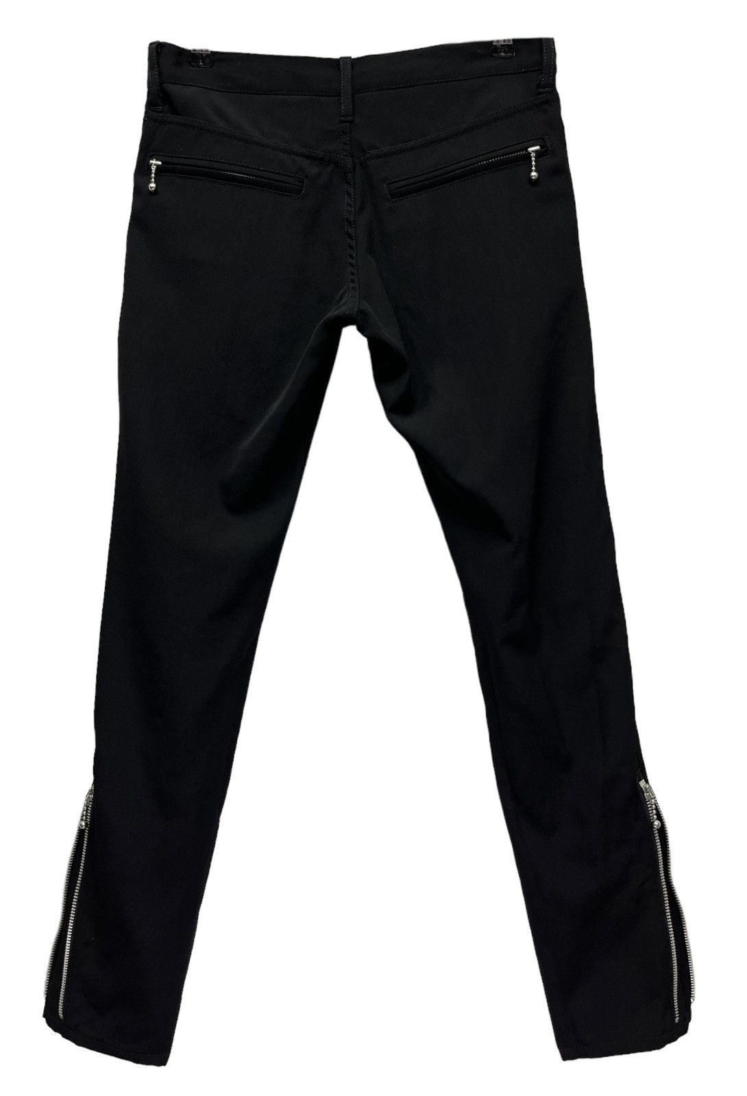 Comme des Garcons JUNYA WATANABE CDG Punk Multi Zipper Wool Skinny Pants Size 28" / US 6 / IT 42 - 6 Thumbnail