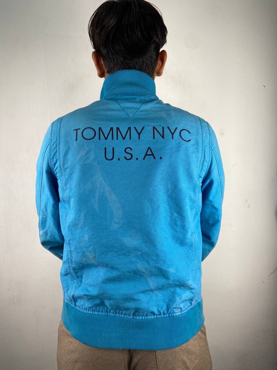Tommy Hilfiger Vintage Tommy Hilfiger NYC USA Denim Workwear Jacket Size US L / EU 52-54 / 3 - 2 Thumbnail