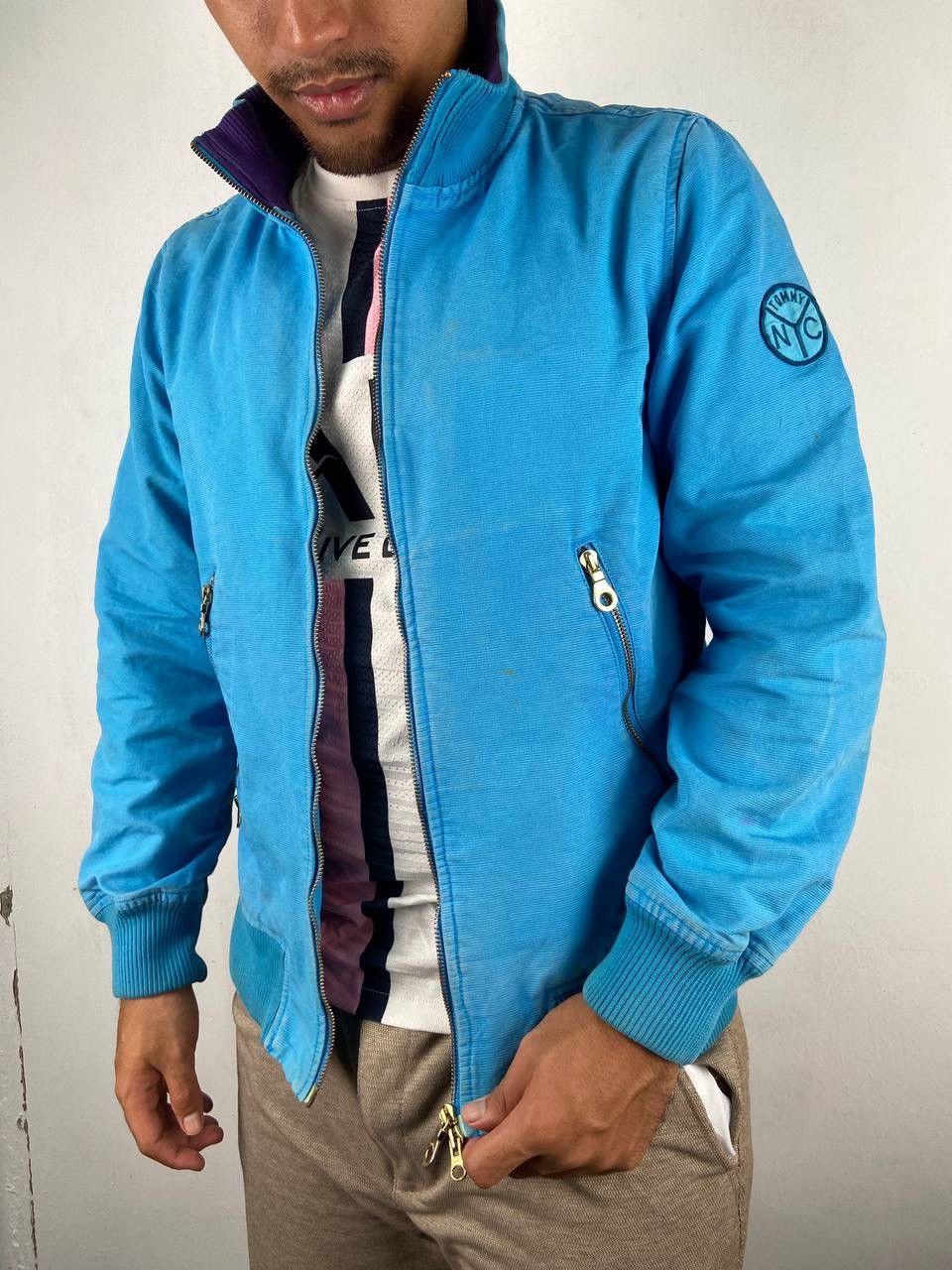 Tommy Hilfiger Vintage Tommy Hilfiger NYC USA Denim Workwear Jacket Size US L / EU 52-54 / 3 - 1 Thumbnail