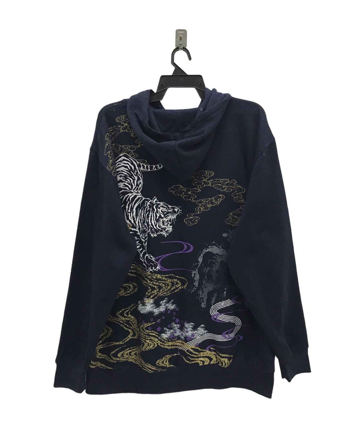 Japanese Brand × Vintage JUST WELL TIGER SUKAJAN JACKET HOODIE Size US XXL / EU 58 / 5 - 1 Thumbnail