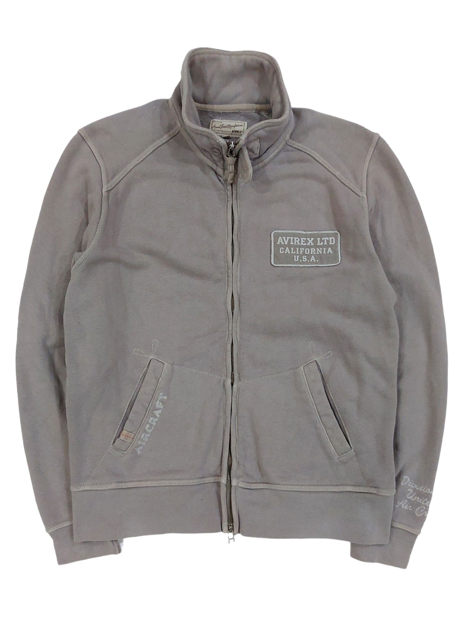 Avirex RARE! VTG AVIREX "KINNER MOTORS INC." ZIP UP SWEATER Size US XL / EU 56 / 4 - 2 Thumbnail